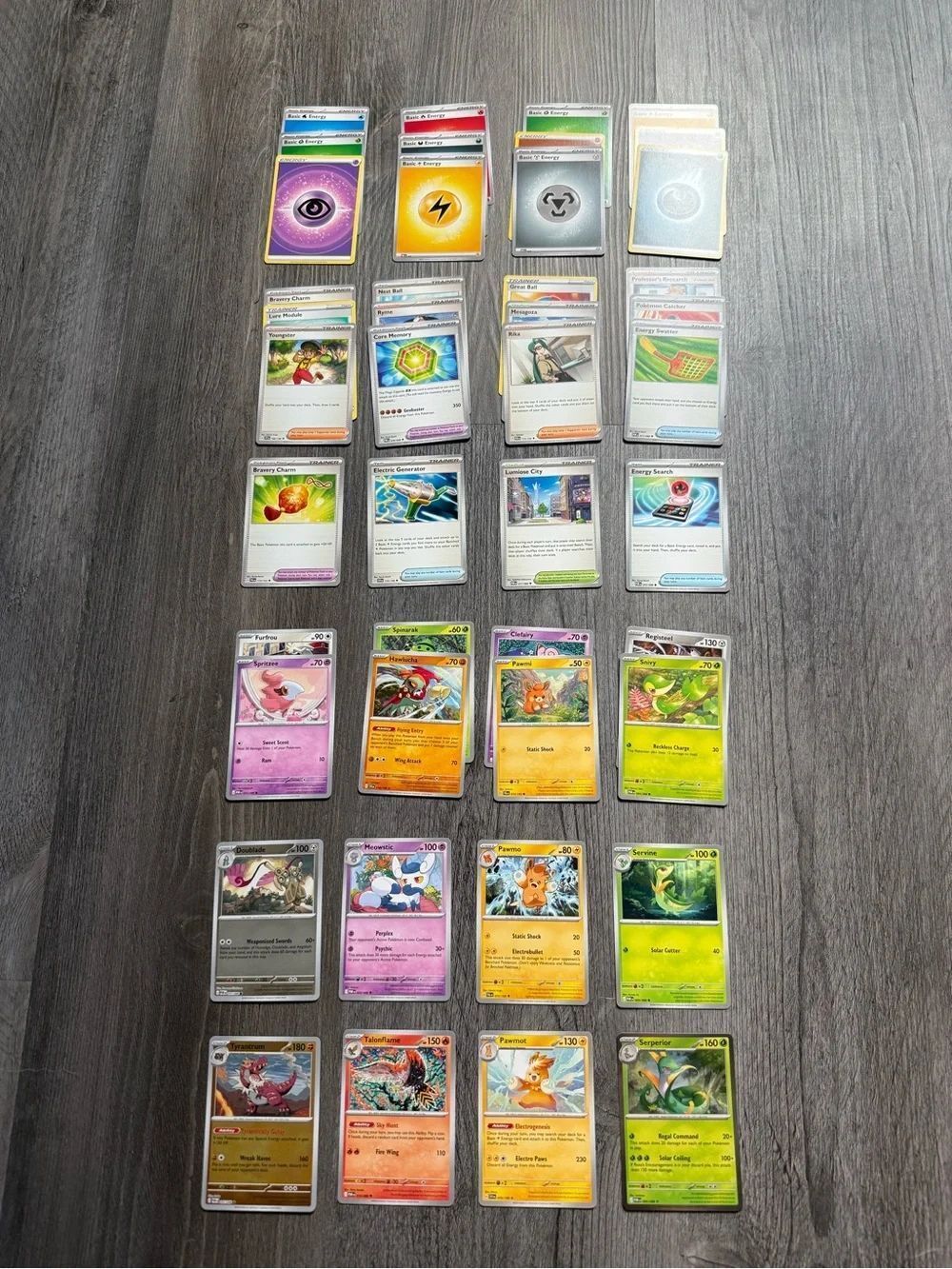 44 Pokémon Cards Assorted Stage 2 Stage 1 Basic Cards Trainers Energy Cards